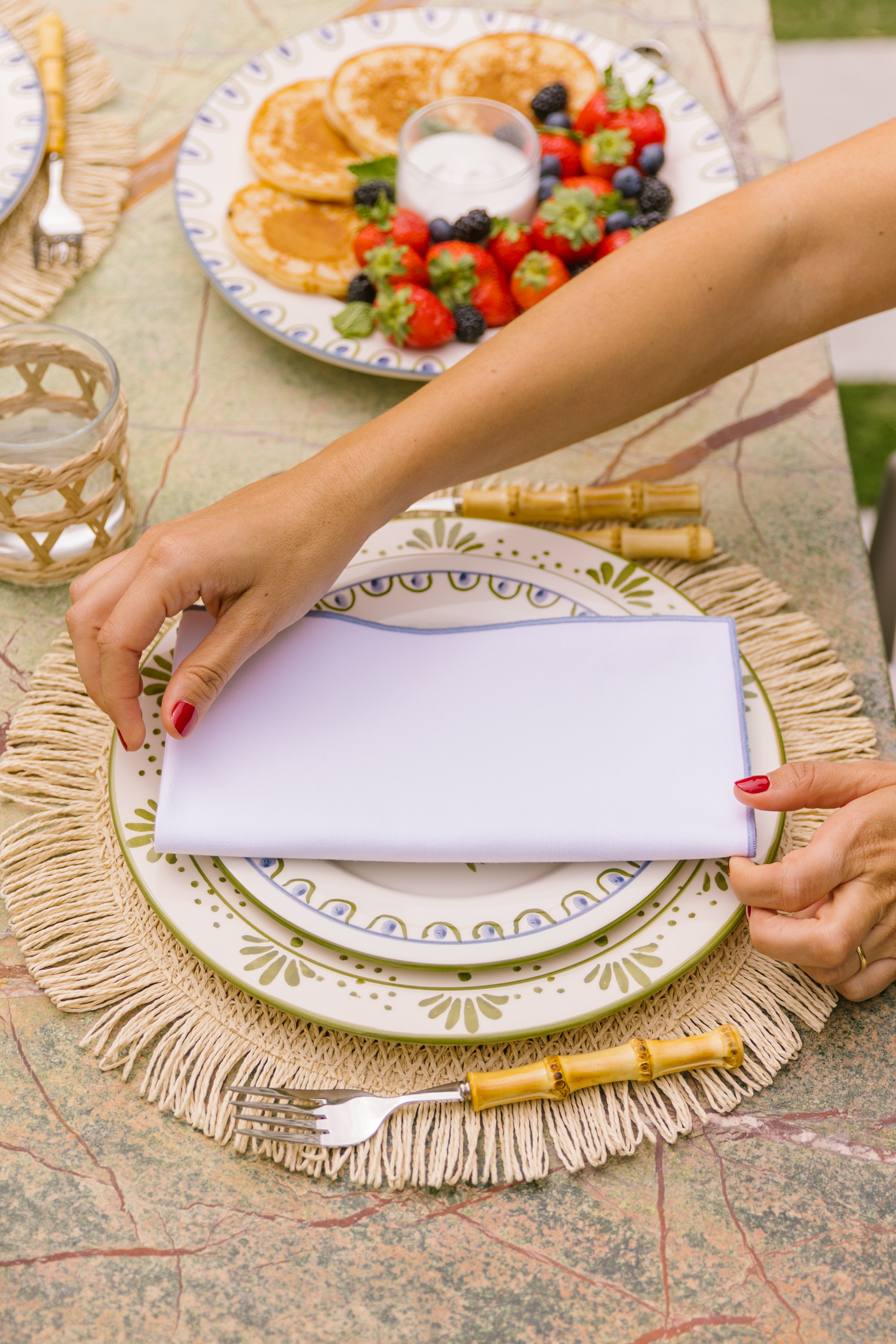 Nazaré White Easter Napkins