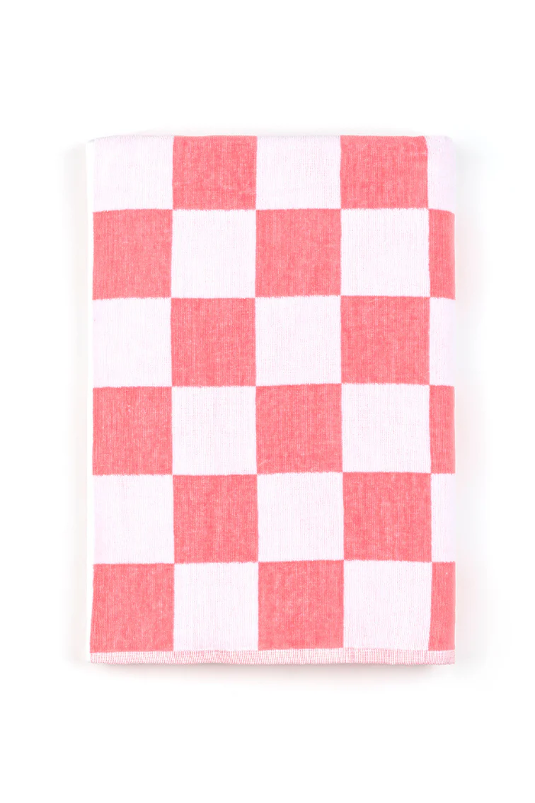 Gibalta Check Beach Towel Collection