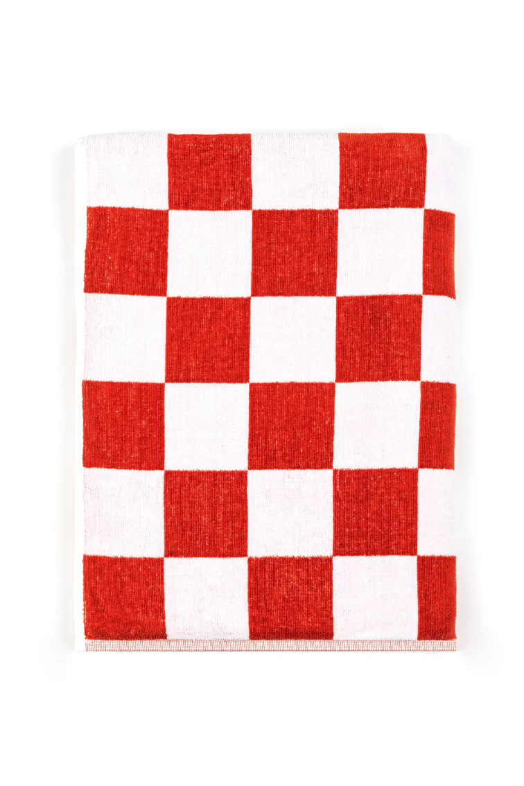 Gibalta Check Beach Towel Collection